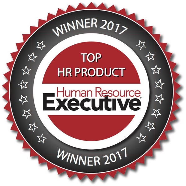 Winner's seal 2017 Top HR Product Human Resources Executive