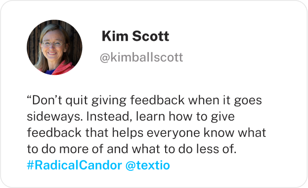 Kim Scott tweet