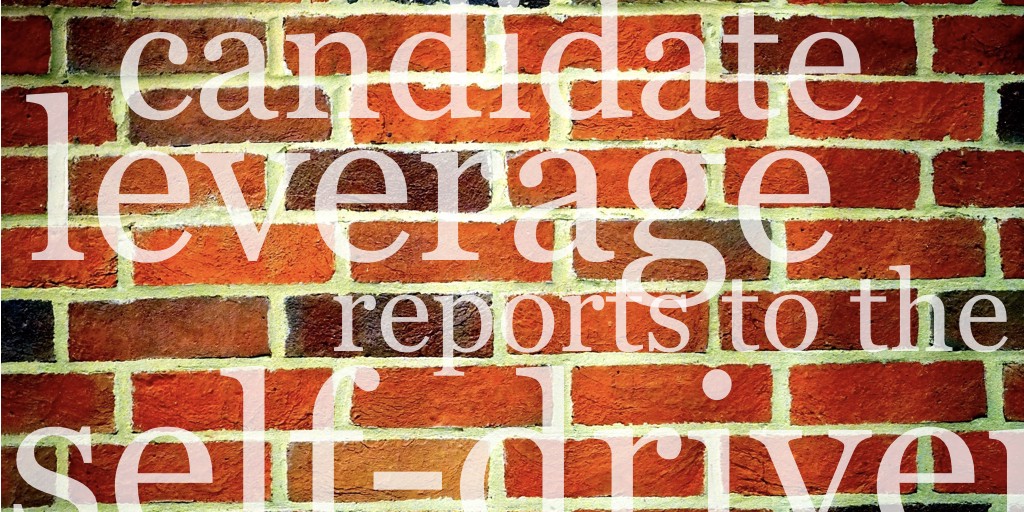 Word cloud on a brick wall