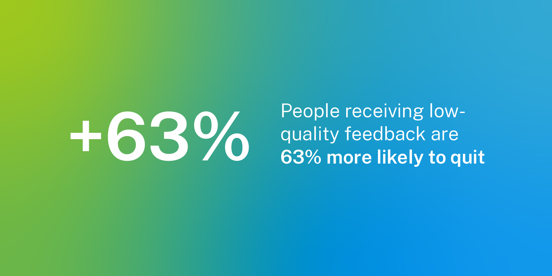 The cost of low-quality feedback