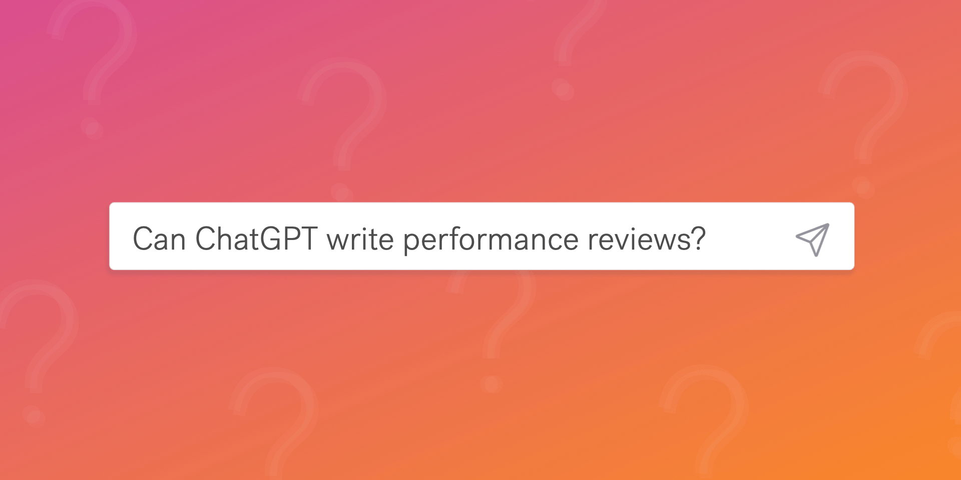 Can ChatGPT write performance reviews?