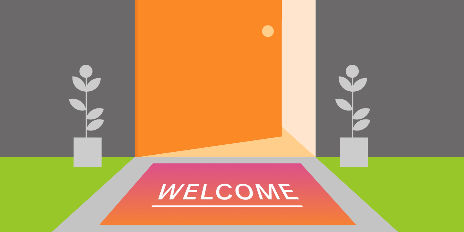 Welcome mat blog header 